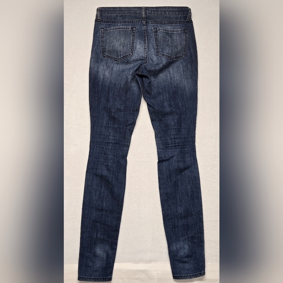 Gap Legging Jeans 0 Waist 25 Distressed Stretch 5 Pocket Zipper Fly - Picture 3 of 4